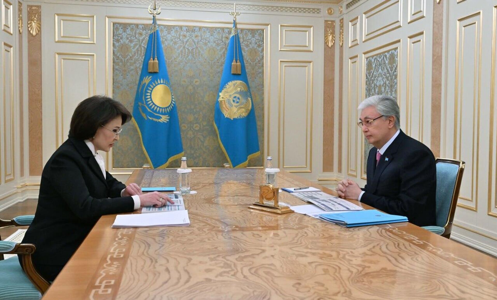 Касым-Жомарт Токаев принял министра здравоохранения Акмарал Альназарову - Sputnik Казахстан, 1920, 10.03.2026