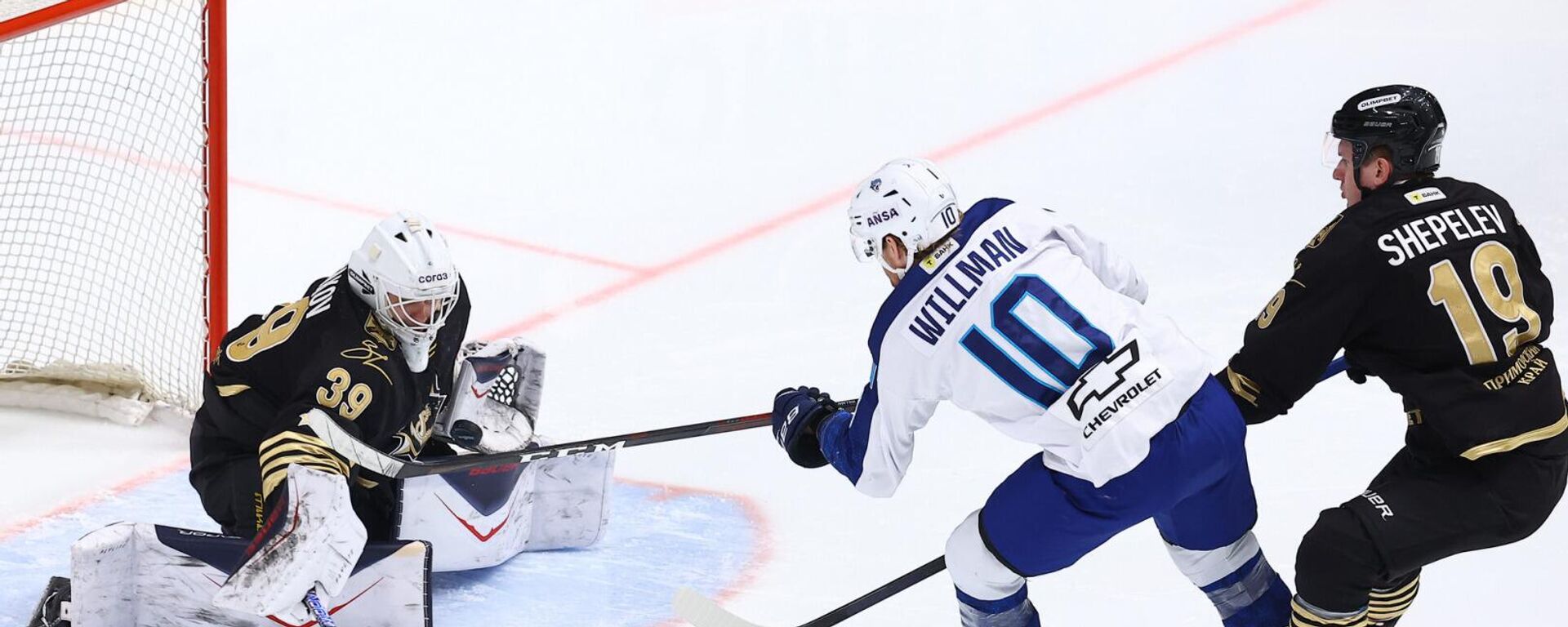 Момент матча Адмирал - Барыс - Sputnik Казахстан, 1920, 12.03.2026