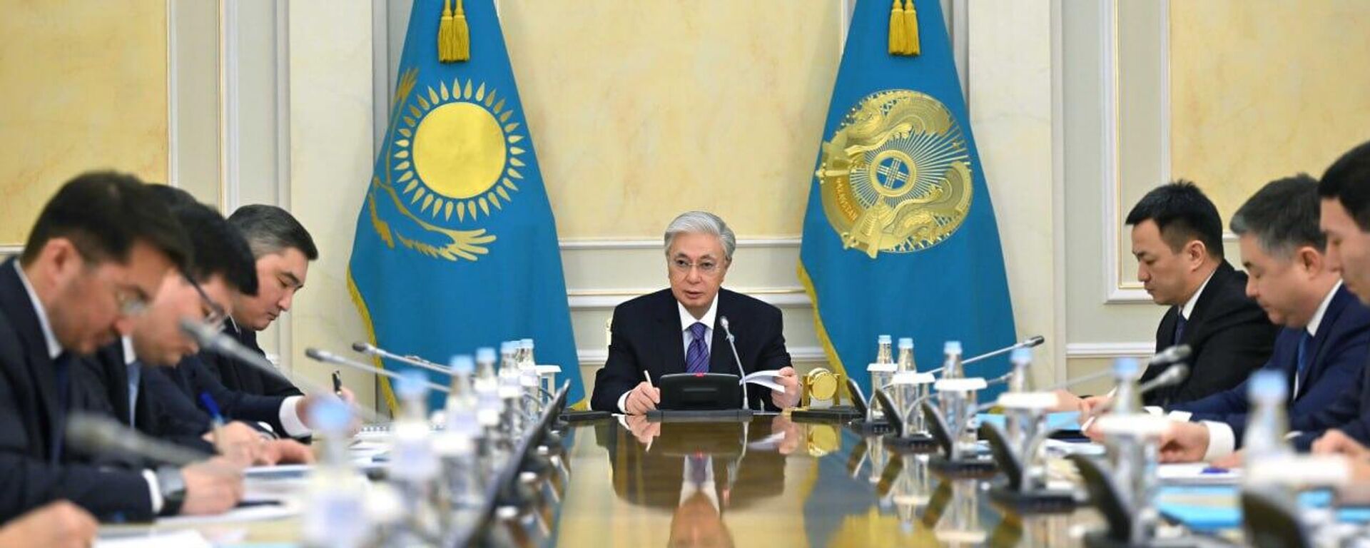 Президенттің төрағалығымен Digital Qazaqstan жобасының жүзеге асырылуы жөнінде жұмыс кеңесі өтті - Sputnik Қазақстан, 1920, 13.03.2026