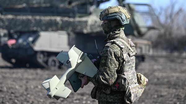 Боевое дежурство ЗРК Бук-М3 группировки войск Центр на Добропольском направлении СВО - Sputnik Казахстан