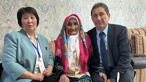 В Улытауской области проголосовала старейшая 116-летняя жительница Казахстана  - Sputnik Казахстан