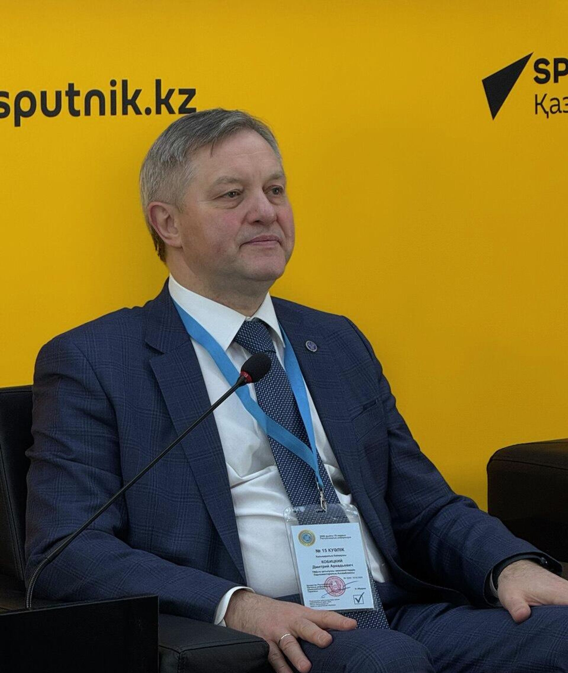 Генеральный секретарь совета Межпарламентской ассамблеи СНГ Дмитрий Кобицкий Генеральный секретарь совета Межпарламентской ассамблеи СНГ Дмитрий Кобицкий - Sputnik Казахстан, 1920, 15.03.2026