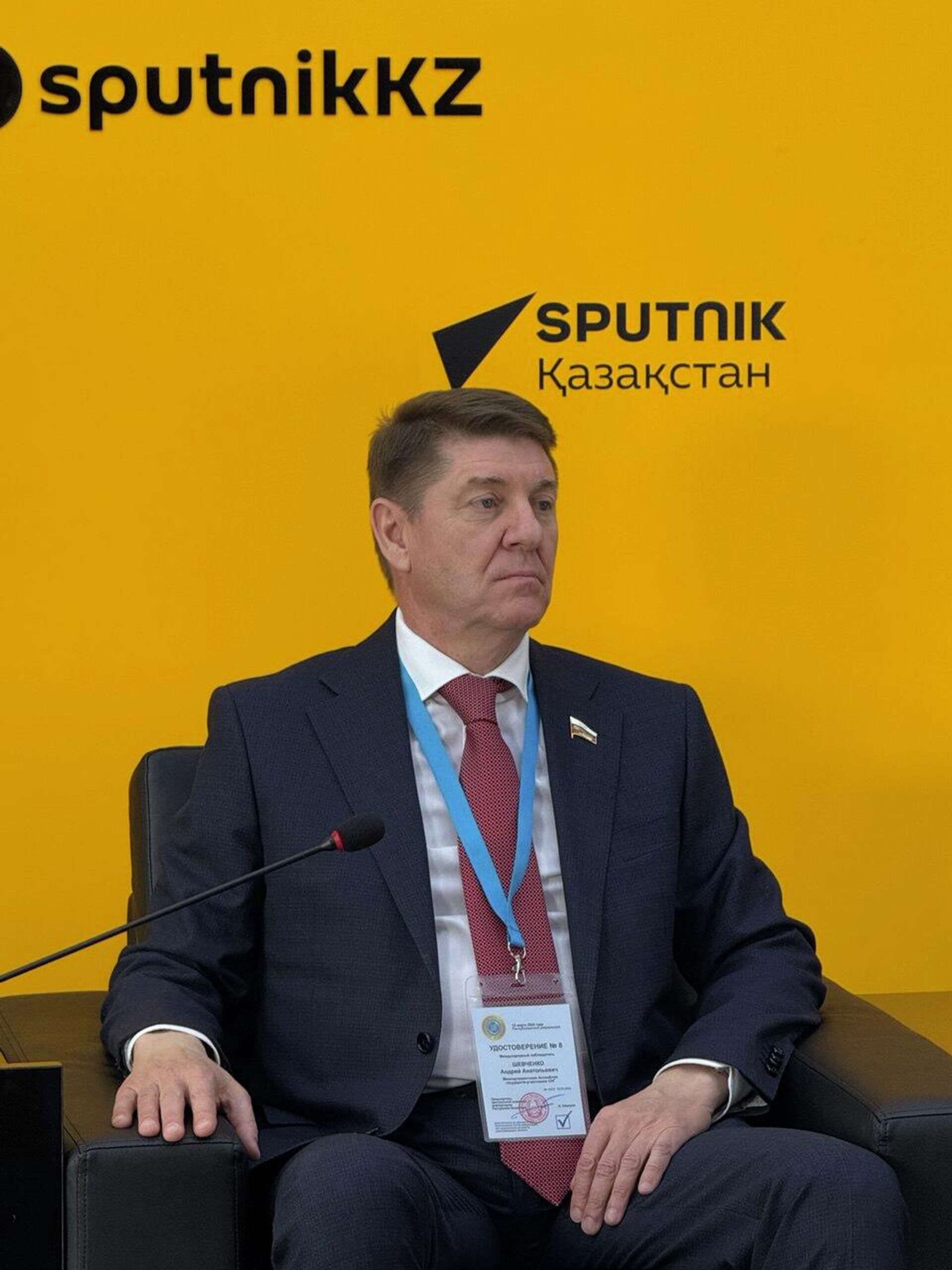 Председатель Комитета Совета Федерации РФ по федеративному устройству, региональной политике, местному самоуправлению Андрей Шевченко Председатель Комитета Совета Федерации РФ по федеративному устройству, региональной политике, местному самоуправлению Андрей Шевченко - Sputnik Казахстан, 1920, 15.03.2026