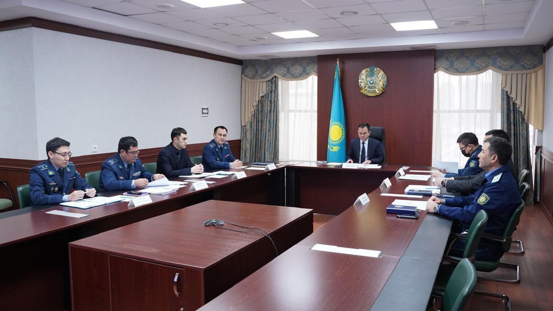 Совещание по вопросам противодействия интернет-мошенничествам в Генпрокуратуре Казахстана - Sputnik Казахстан, 1920, 19.03.2026