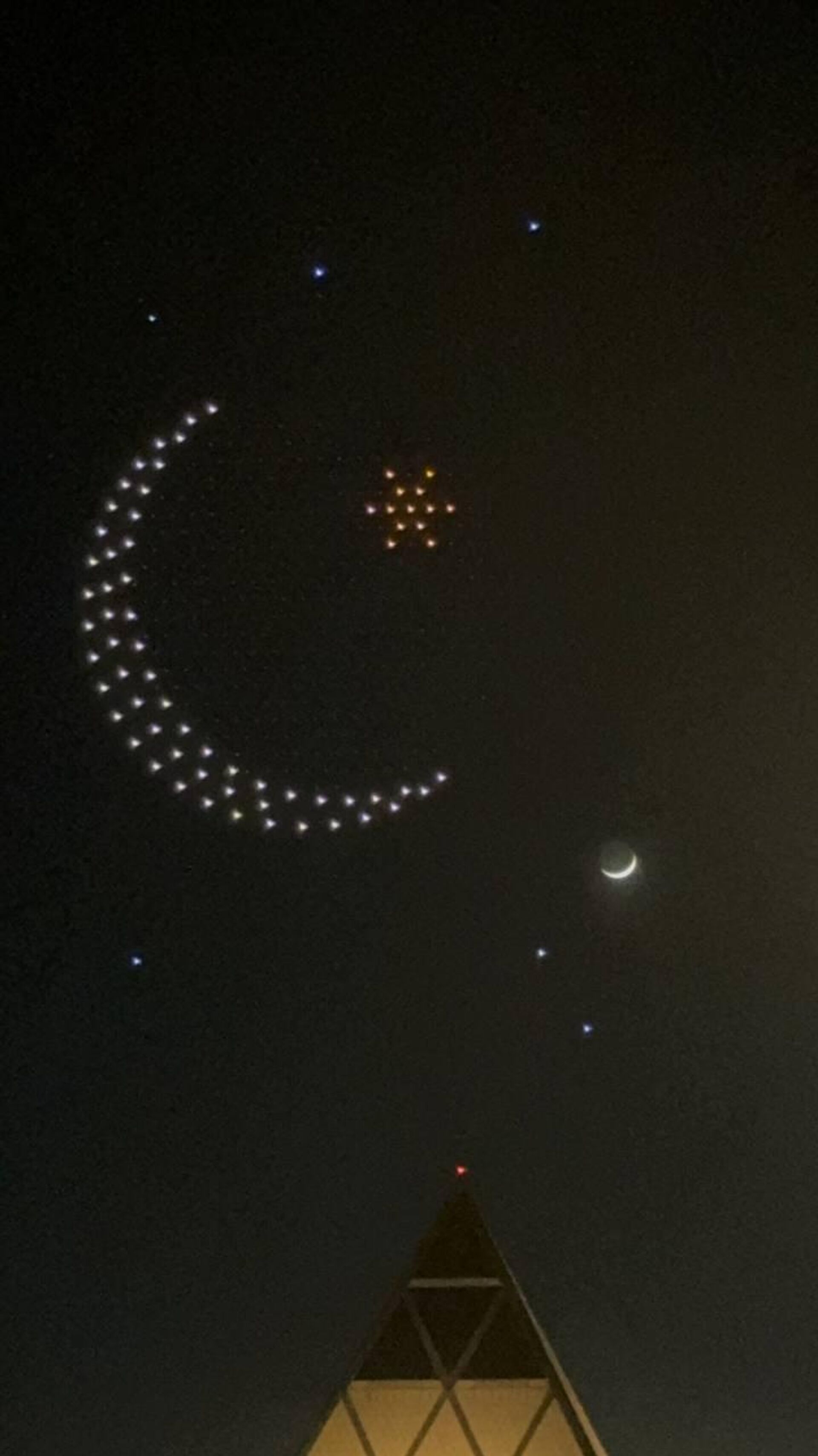 Шоу дронов в честь Наурыза в Астане  - Sputnik Қазақстан, 1920, 22.03.2026