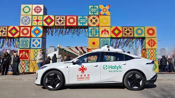 Испытания беспилотного автомобиля прошли в Астане - Sputnik Қазақстан