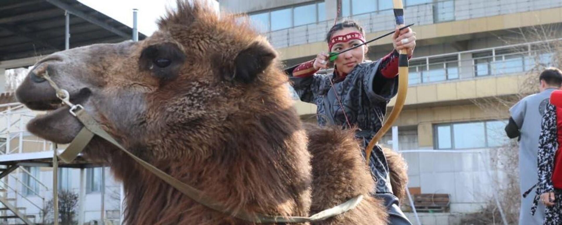 Алматыда түйе үстінде рекорд орнатылды - Sputnik Қазақстан, 1920, 22.03.2026