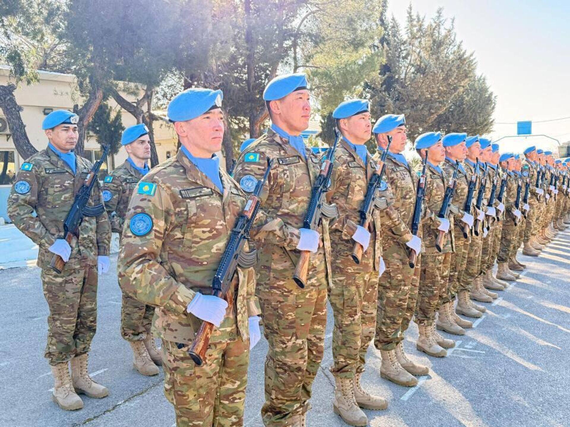 Казахстанские миротворцы отпраздновали Наурыз на Голанских высотах Казахстанские миротворцы отпраздновали Наурыз на Голанских высотах - Sputnik Казахстан, 1920, 23.03.2026