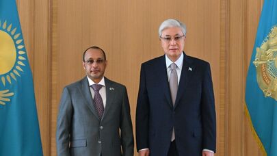Касым-Жомарт Токаев и Мухаммед Саид Мухаммед аль-Арики 