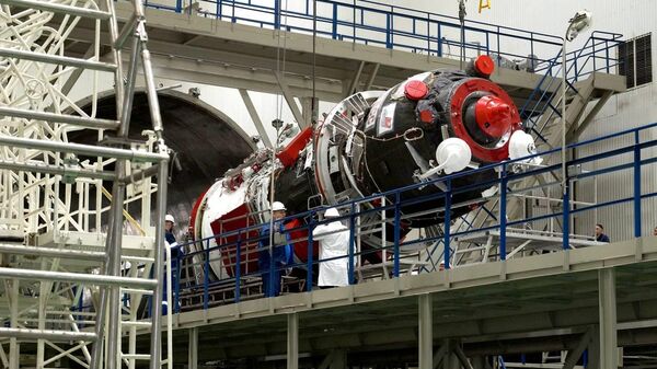 Подготовка космического корабля Прогресс МС-34  - Sputnik Казахстан