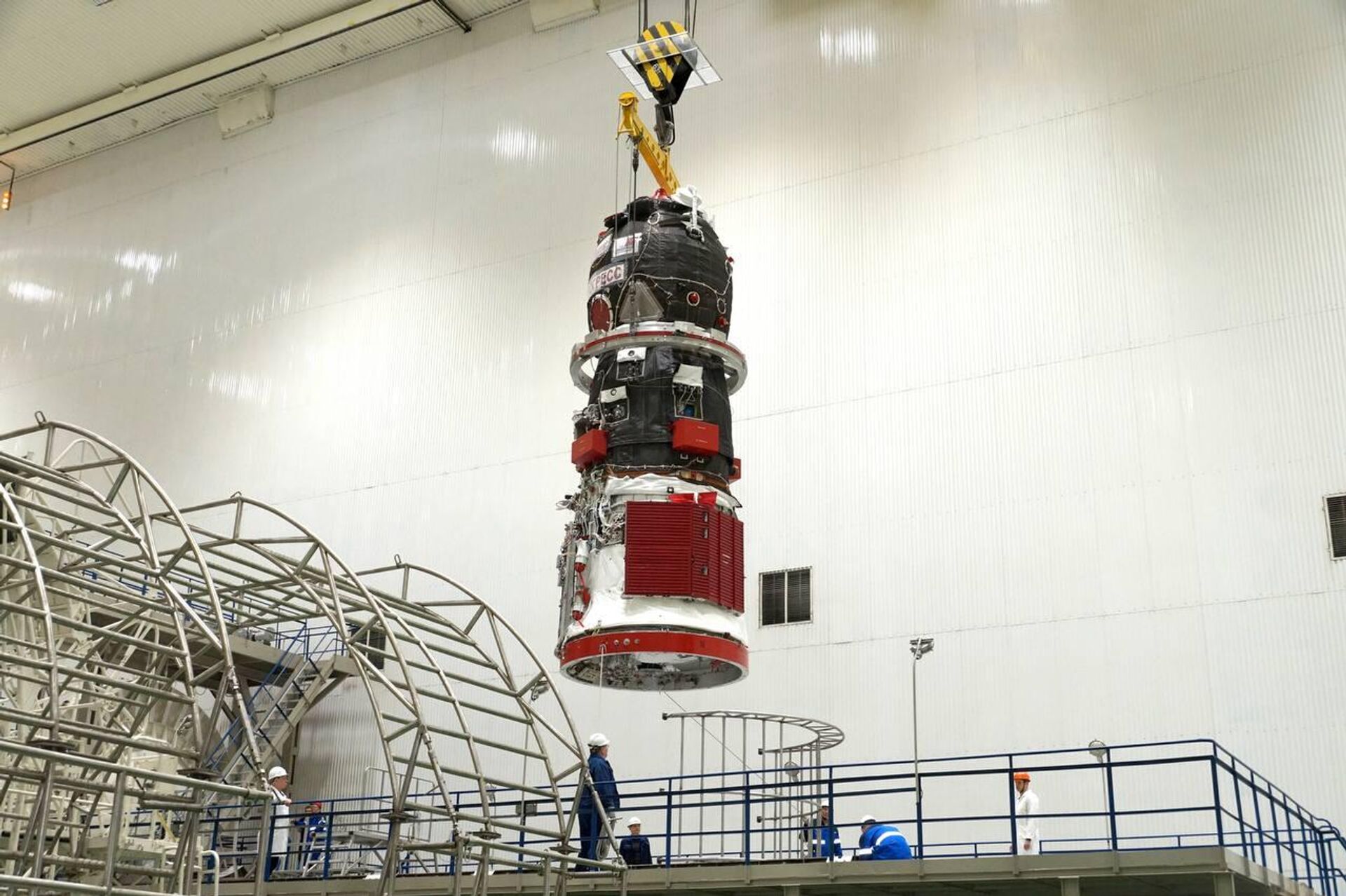 Подготовка космического корабля Прогресс МС-34  - Sputnik Казахстан, 1920, 23.03.2026