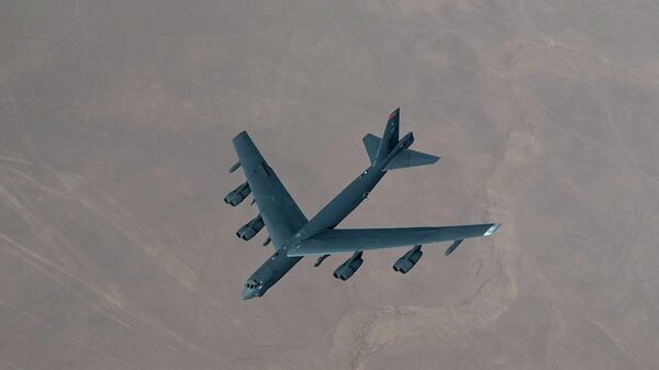 Американский стратегический бомбардировщик B-52H Stratofortress - Sputnik Казахстан