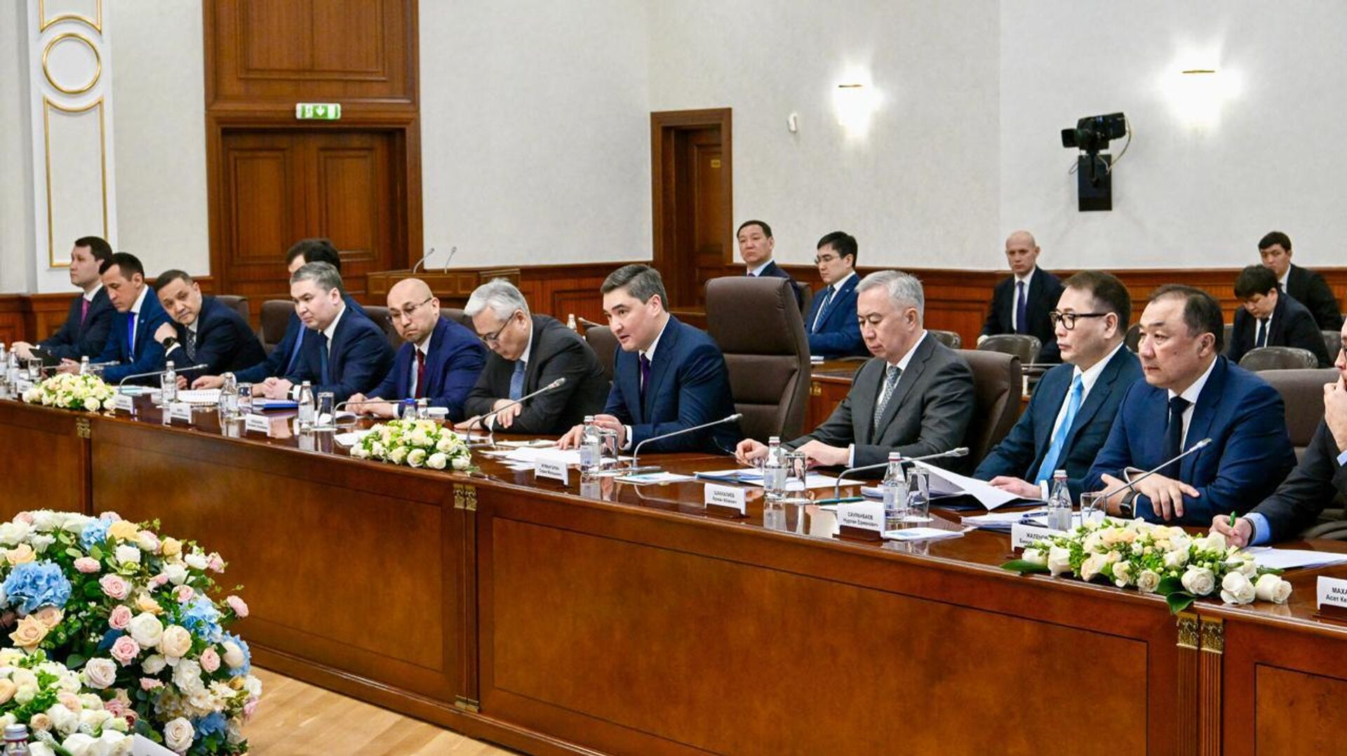 Главы правительств России и Казахстана Михаил Мишустин и Олжас Бектенов провели переговоры - Sputnik Казахстан, 1920, 26.03.2026