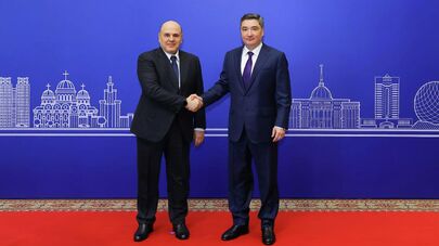 Главы правительств России и Казахстана Михаил Мишустин и Олжас Бектенов