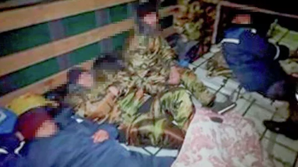 Тонны руды и иностранцев в прицепе грузовика выявили казахстанские пограничники