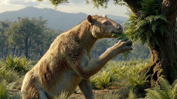 Халикотерии (семейство Chalicotheriidae) — одни из самых необычных вымерших млекопитающих, похожие на помесь лошади, гориллы и дракона. Эти странные существа жили в эпоху олигоцена–плиоцена (от 34 миллионов лет назад до 23 миллионов лет назад) и принадлежали к отряду непарнокопытных (как лошади, носороги и тапиры), но вместо копыт у них были… огромные когти! - Sputnik Казахстан