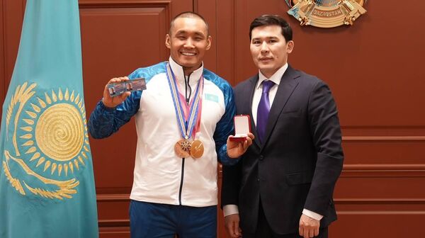 Звание Заслуженного мастера спорта Республики Казахстан получил Ербол Хамитов Звание Заслуженного мастера спорта Республики Казахстан получил Ербол Хамитов - Sputnik Казахстан