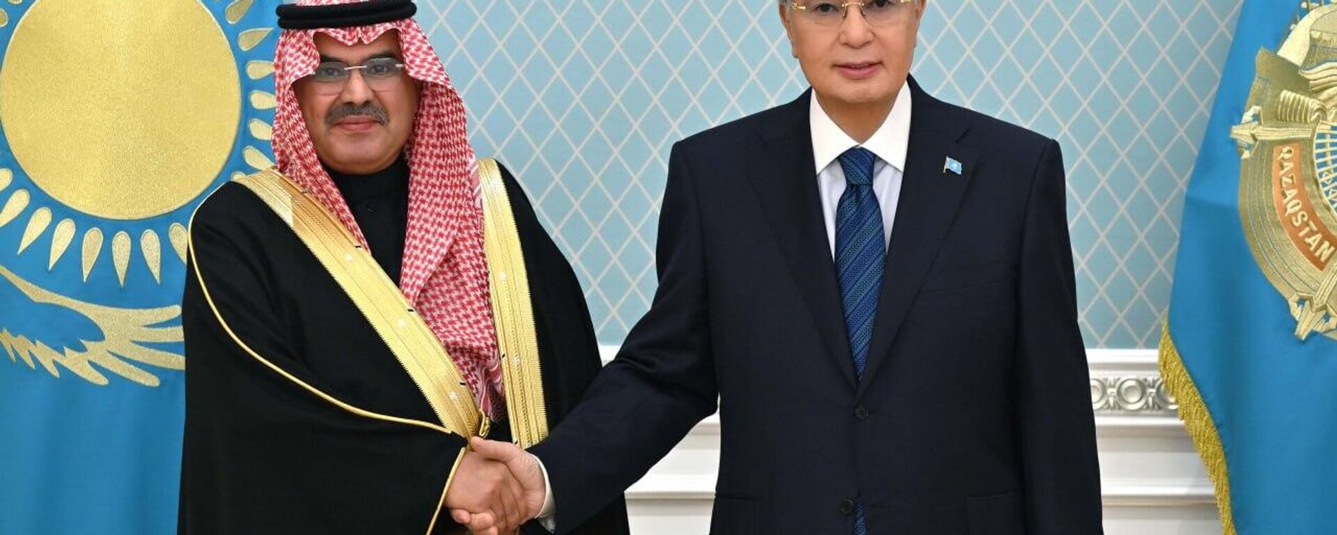 Касым-Жомарт Токаев принял посла Королевства Саудовская Аравия в Республике Казахстан Файсала Аль-Кахтани - Sputnik Қазақстан, 1920, 01.04.2026