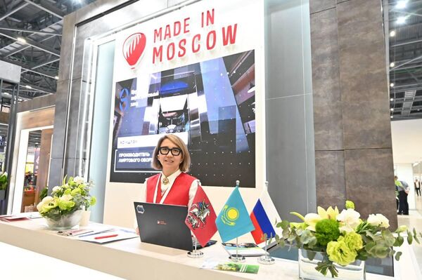 Московские компании на выставке Kazakhstan Machinery Fair 2026 в Астане Московские компании на выставке Kazakhstan Machinery Fair 2026 в Астане - Sputnik Казахстан