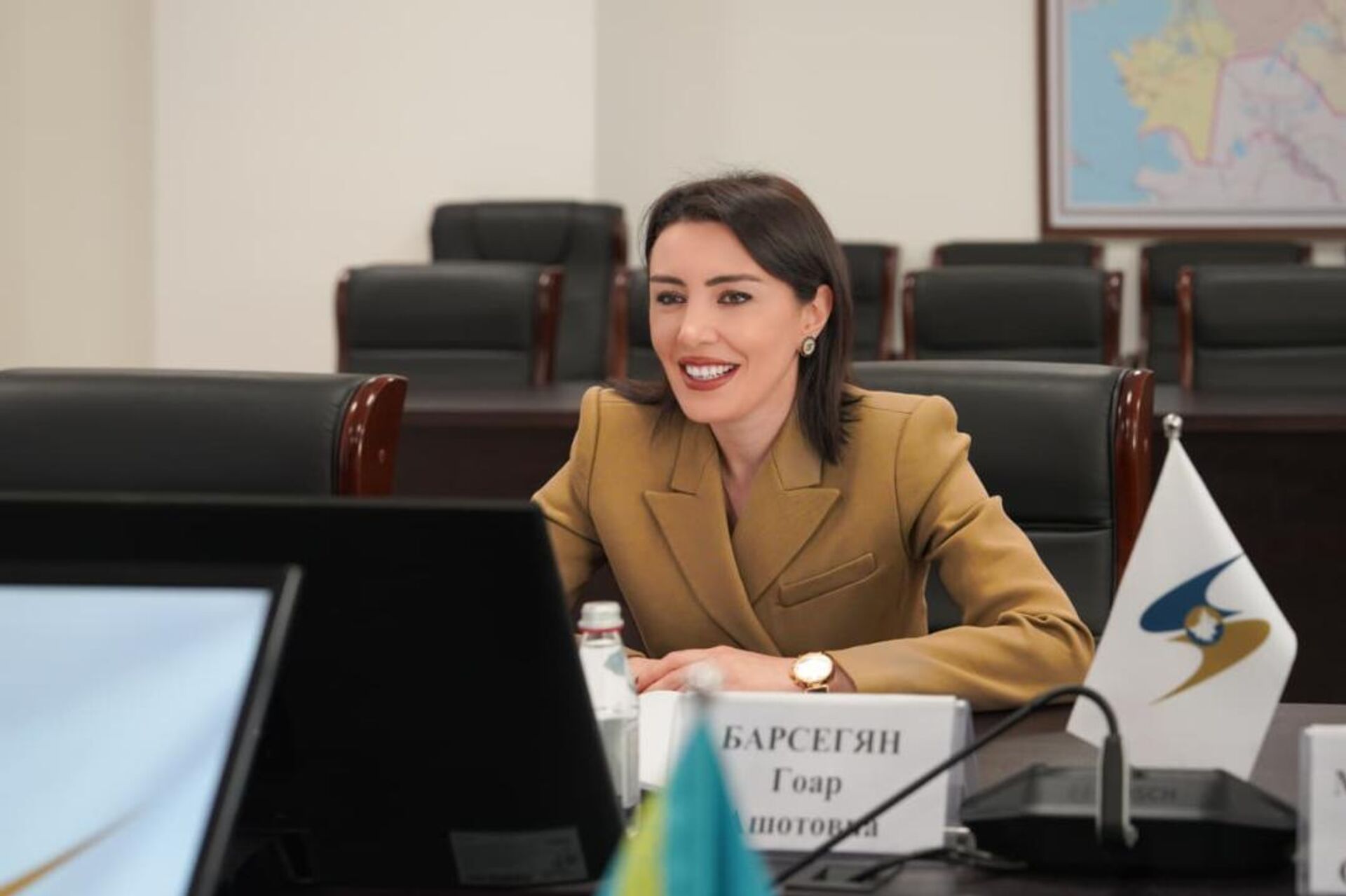 Министр по промышленности и АПК ЕЭК Гоар Барсегян - Sputnik Казахстан, 1920, 02.04.2026