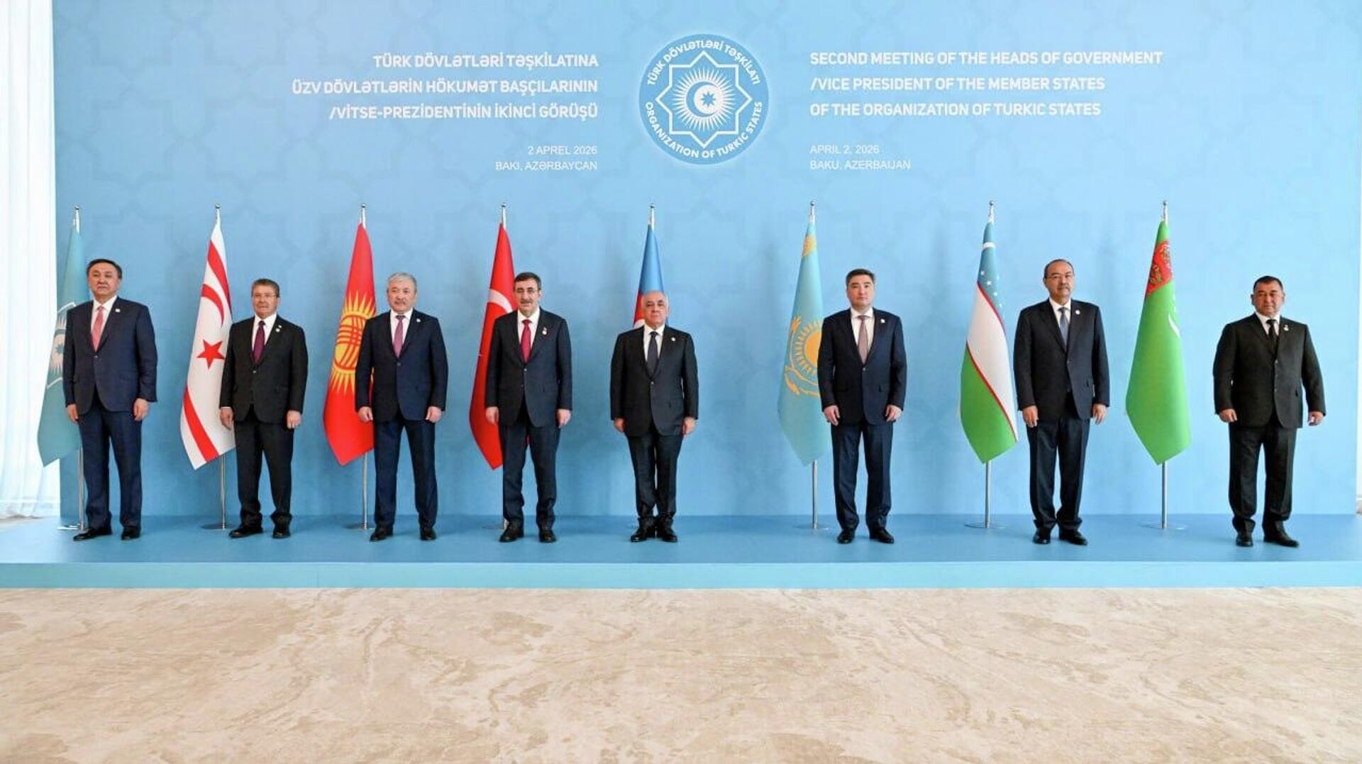 Премьер Казахстана Олжас Бектенов принял участие во встрече стран ОТГ в Баку - Sputnik Казахстан, 1920, 02.04.2026