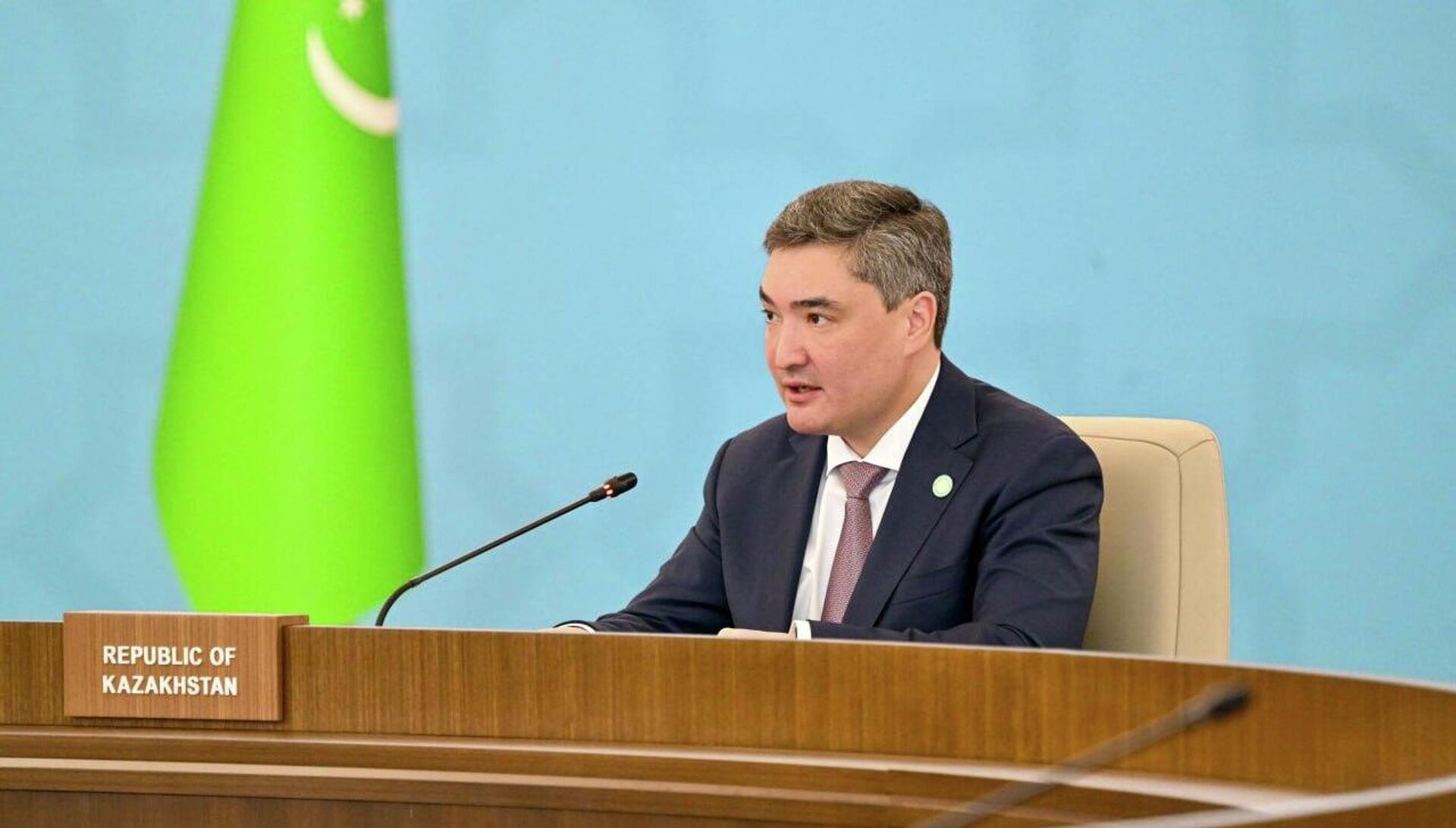 Премьер Казахстана Олжас Бектенов принял участие во встрече стран ОТГ в Баку - Sputnik Казахстан, 1920, 02.04.2026