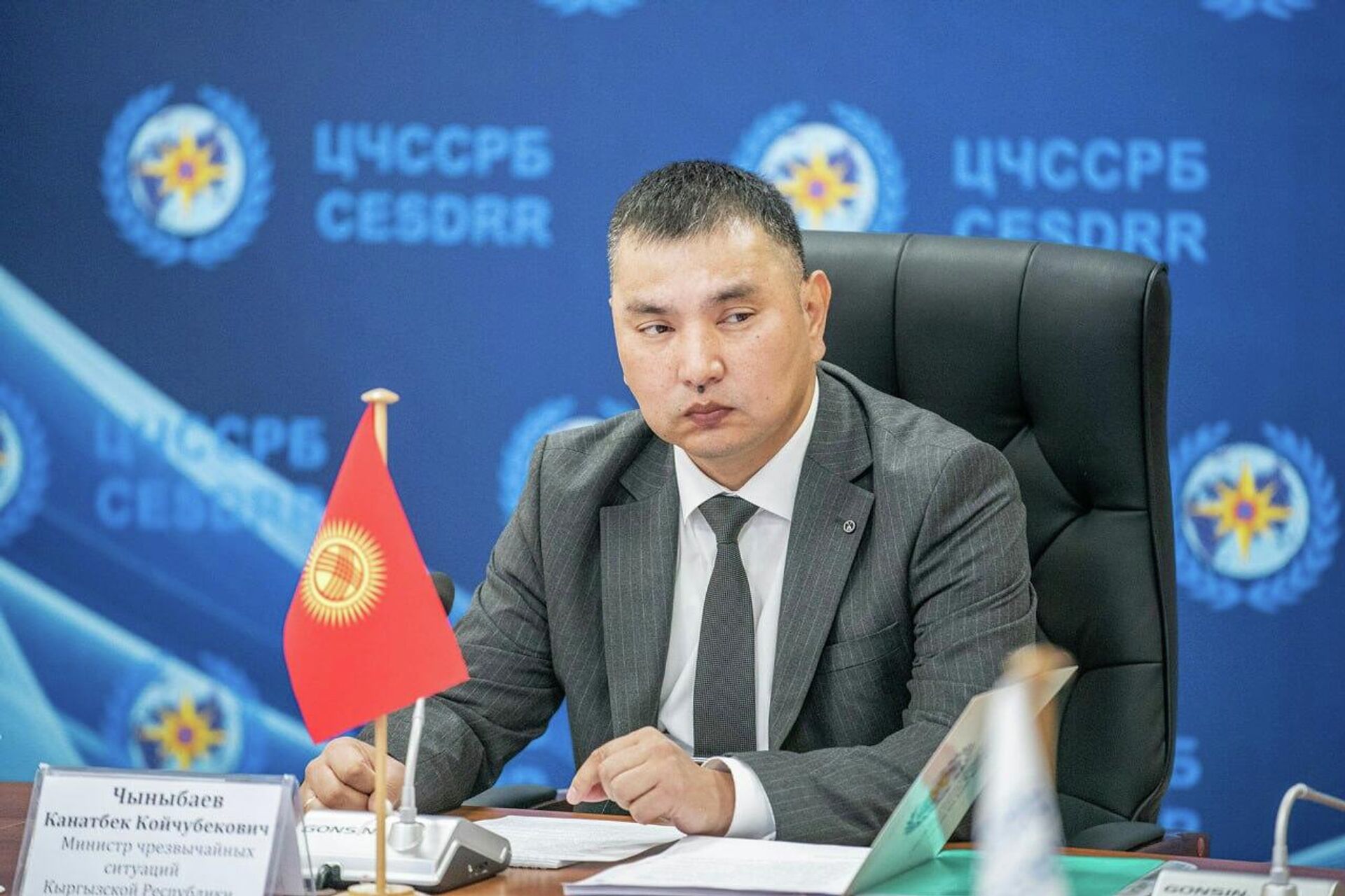 Глава МЧС Кыргызстана Канатбек Чыныбаев - Sputnik Казахстан, 1920, 03.04.2026