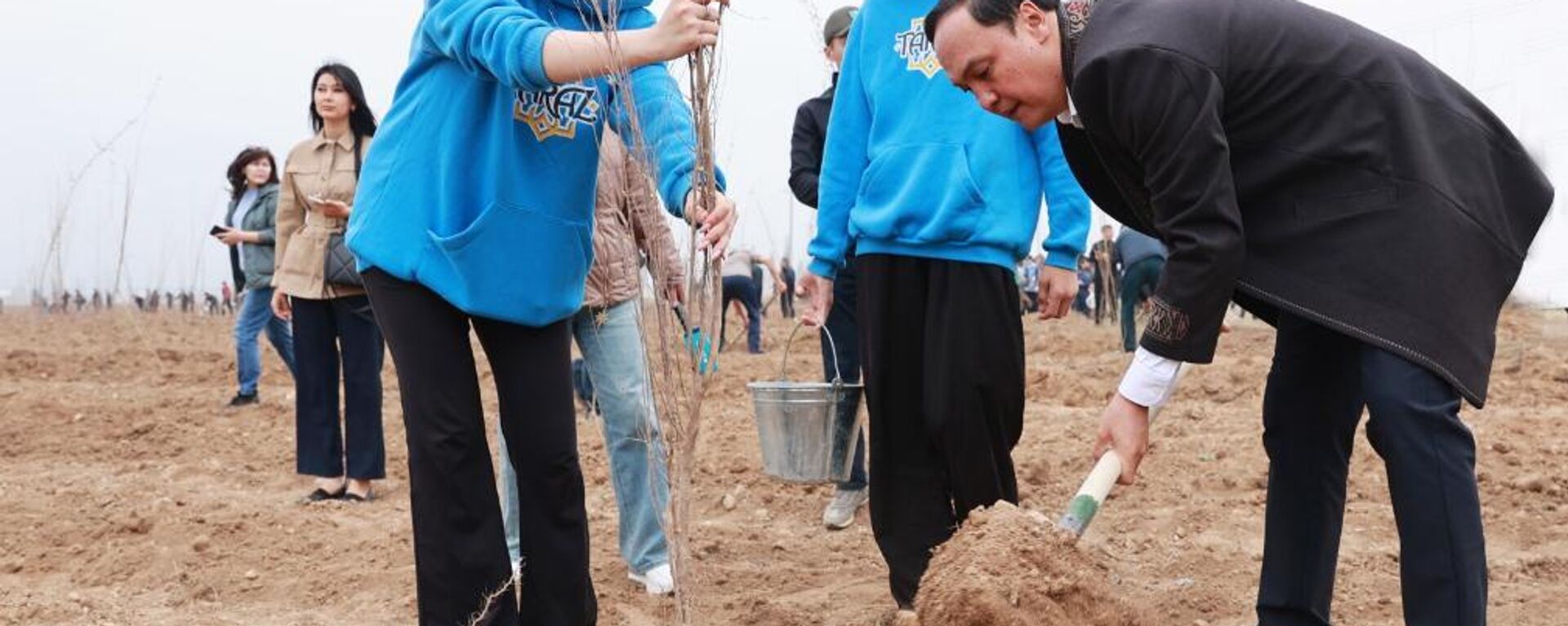 Таразда 10 мың түп ағаш отырғызылды - Sputnik Қазақстан, 1920, 05.04.2026