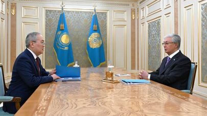 Касым-Жомарт Токаев принял председателя Агентства по финансовому мониторингу Жаната Элиманова