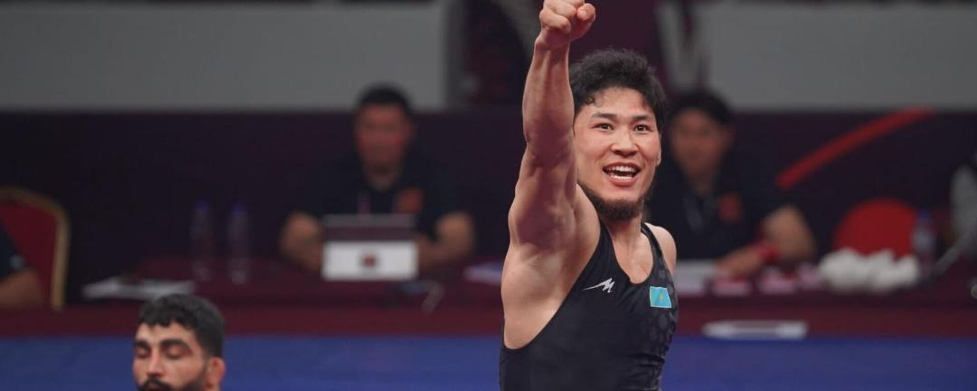 Қазақстандық спортшы Алматбек Аманбек грек-рим күресінен Азия чемпионы атанды - Sputnik Қазақстан, 1920, 08.04.2026