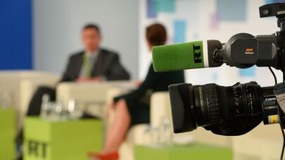 Логотип телеканала RT