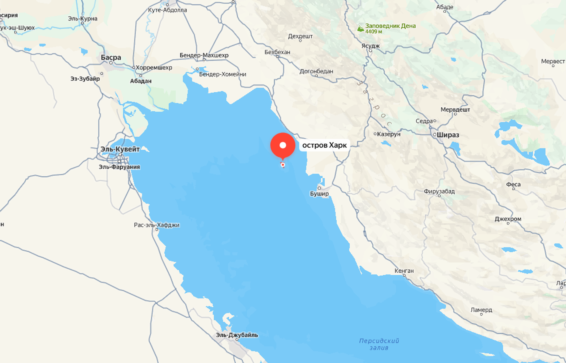 Иранский остров Харк - Sputnik Казахстан, 1920, 09.04.2026