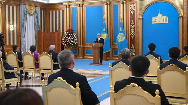 Касым-Жомарт Токаев выступил на церемонии награждения ученых Казахстана - Sputnik Қазақстан