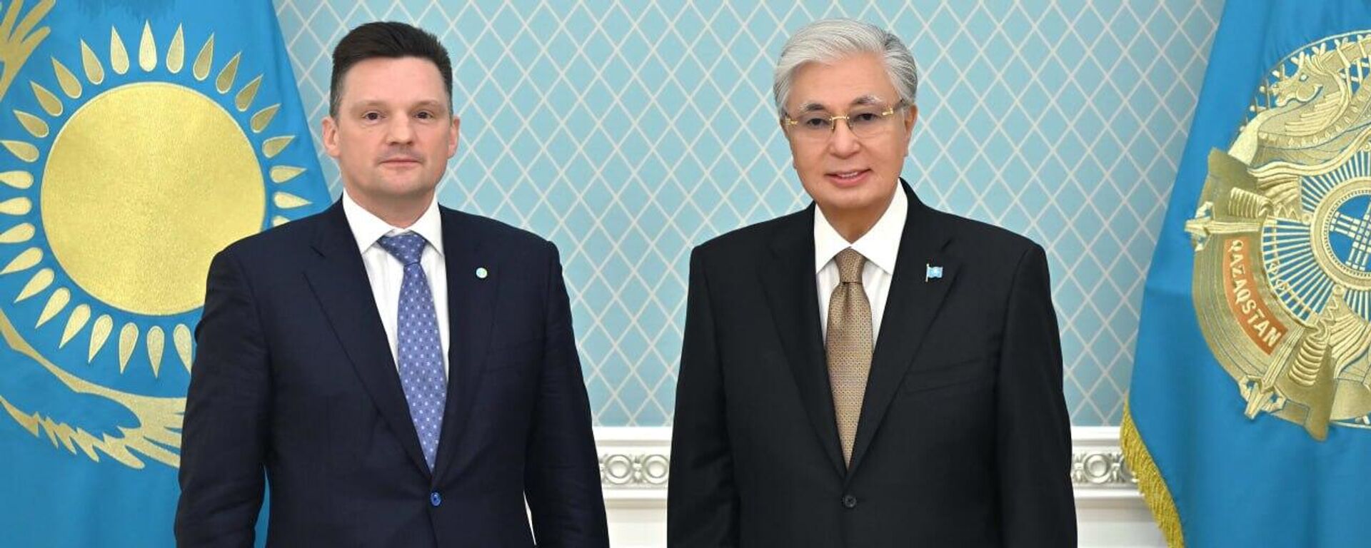 Президент Еуразиялық даму банкінің басқарма төрағасы Николай Подгузовты қабылдады - Sputnik Қазақстан, 1920, 10.04.2026
