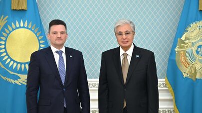 Касым-Жомарт Токаев принял председателя правления Евразийского банка развития Николая Подгузова 
