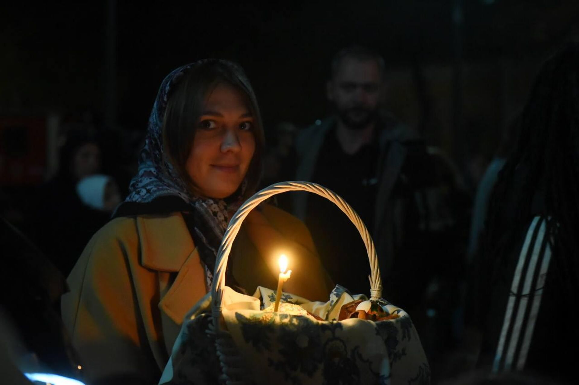 Пасхальная служба в Вознесенском соборе в Алматы - Sputnik Казахстан, 1920, 12.04.2026