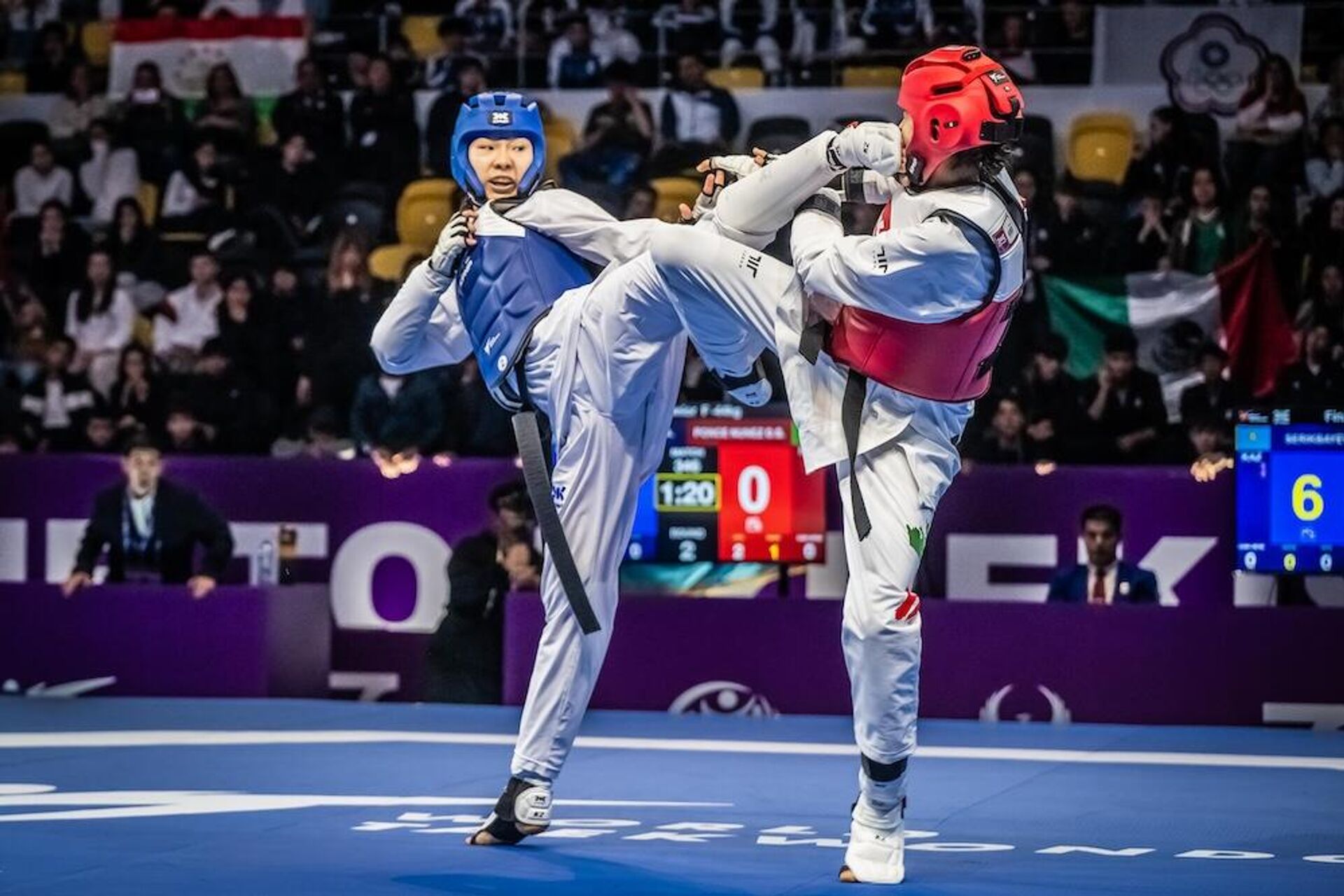 Казахстанская таеквондистка Айым Серикбаева - Sputnik Казахстан, 1920, 16.04.2026