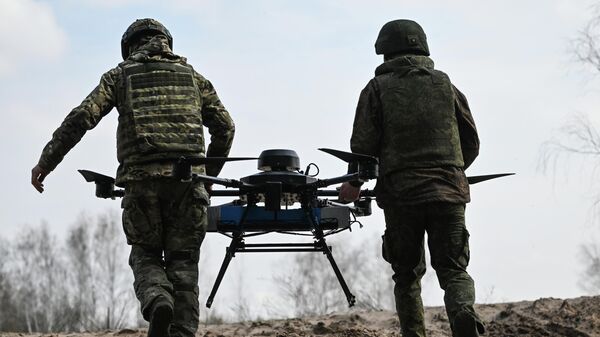 Лаборатория БПЛА группировки войск Запад на Рубцовском направлении СВО - Sputnik Казахстан