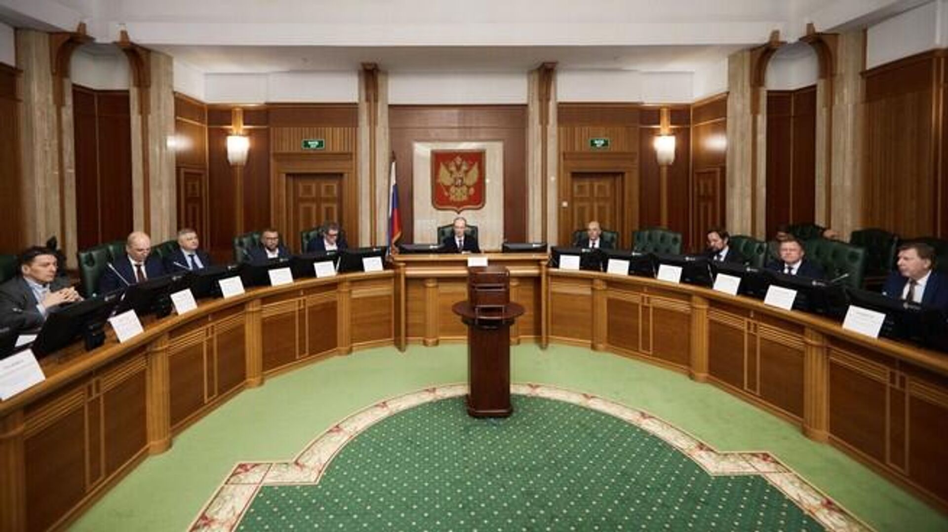 Совещание в правительстве России по вопросу внедрения СПОТ Совещание в правительстве России по вопросу внедрения СПОТ - Sputnik Казахстан, 1920, 16.04.2026