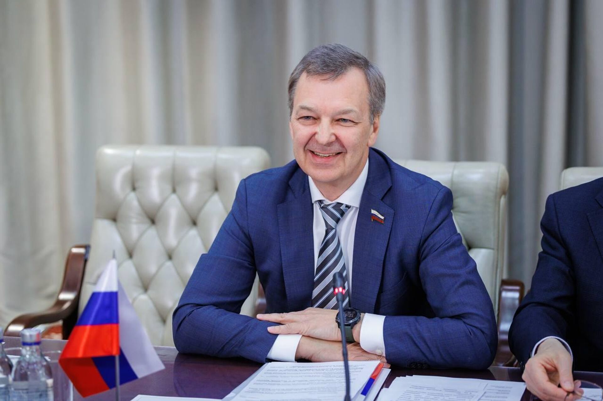 Первый зампредседателя Совета Федерации РФ Андрей Яцкин - Sputnik Казахстан, 1920, 18.04.2026