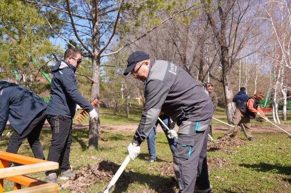 Экологическая акция Таза аула в Астане - Sputnik Казахстан