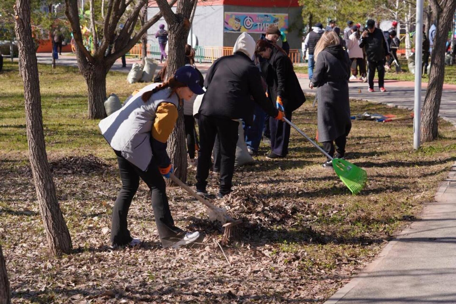 Экологическая акция Таза аула в Астане - Sputnik Казахстан, 1920, 18.04.2026