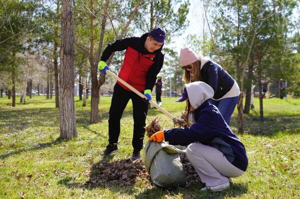 Экологическая акция Таза аула в Астане - Sputnik Казахстан