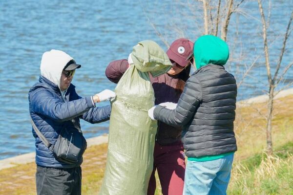 Экологическая акция Таза аула в Астане - Sputnik Казахстан