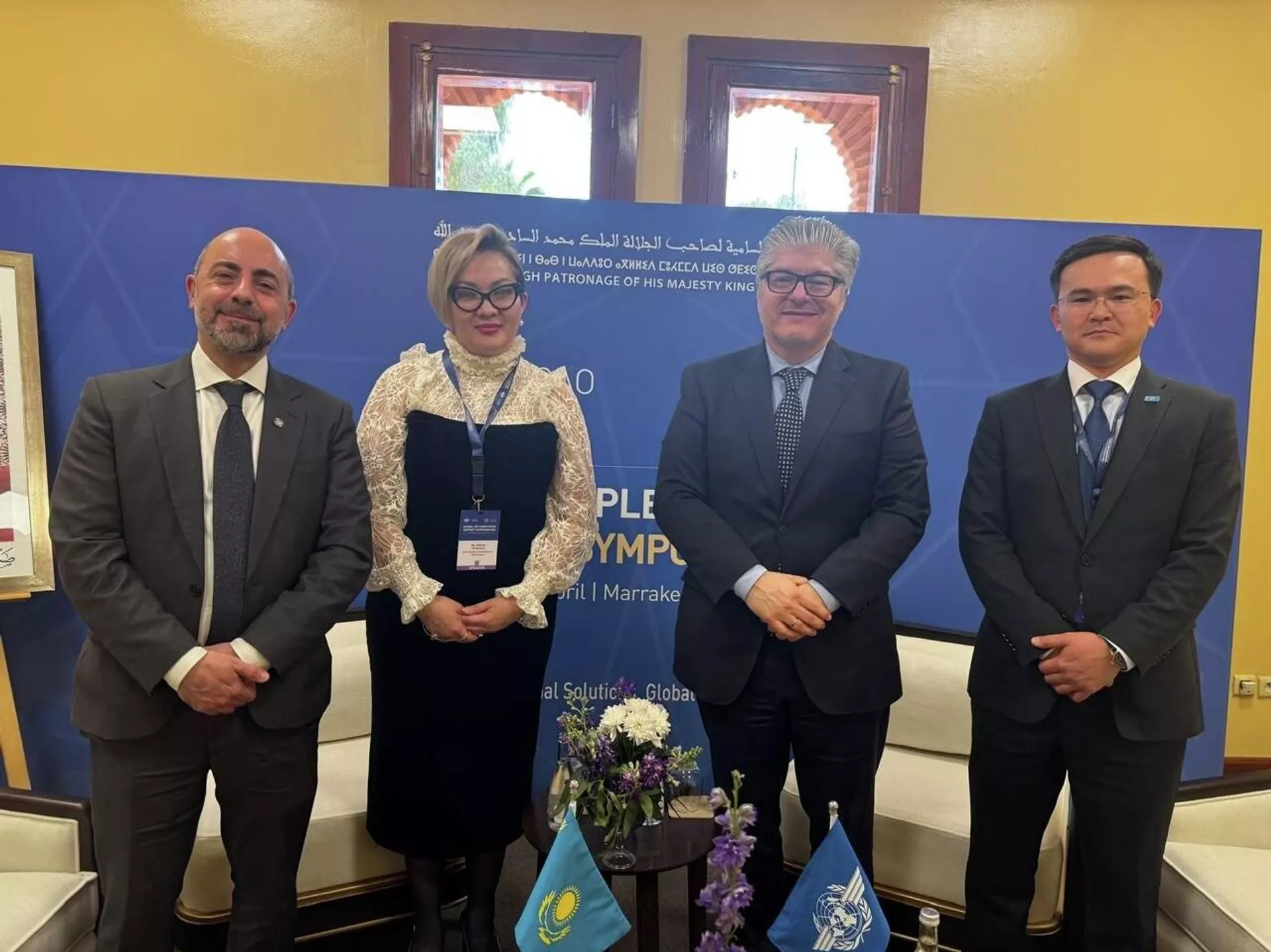 Встреча главы КГА Салтанат Томпиевой и генсека ИКАО Хуана Карлоса Саласара - Sputnik Казахстан, 1920, 18.04.2026