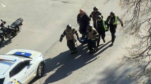 Ситуация на месте стрельбы в Киеве - Sputnik Казахстан