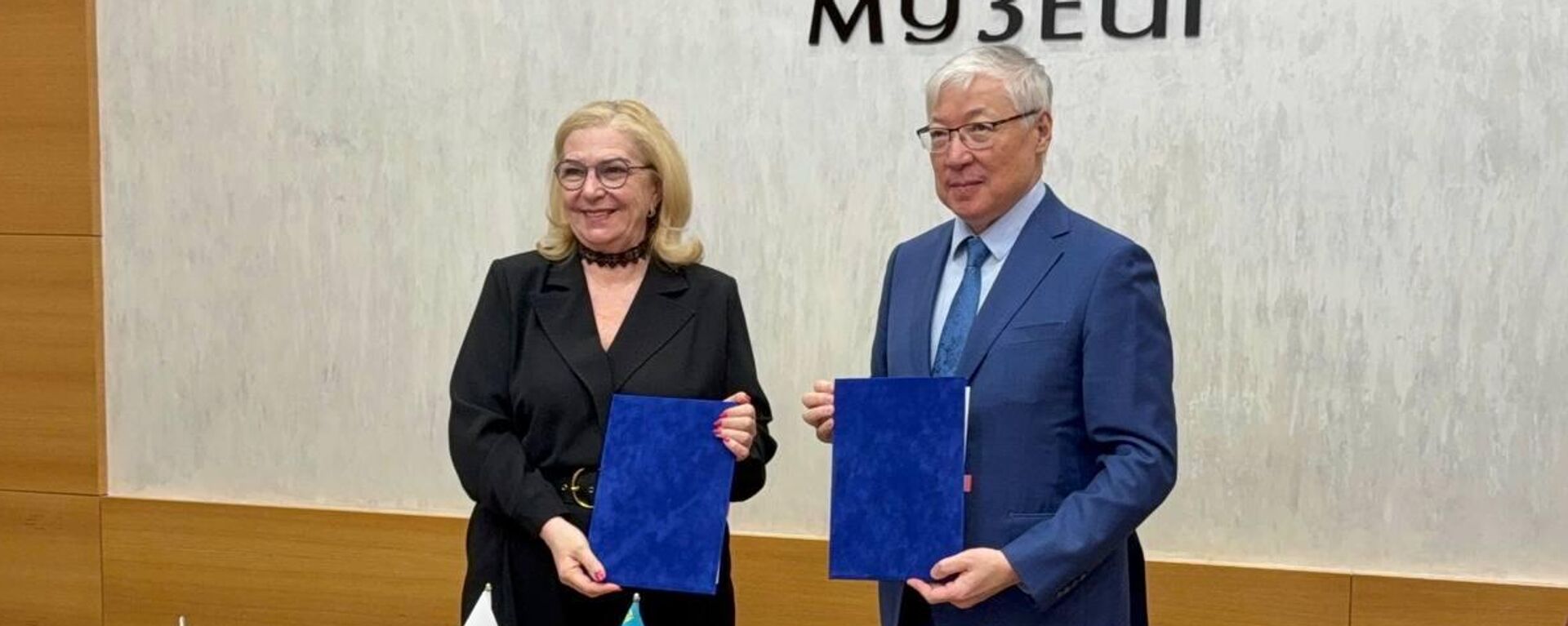 Нацмузей Казахстана и Российский этнографический музей подписали Меморандум о сотрудничестве - Sputnik Казахстан, 1920, 23.04.2026