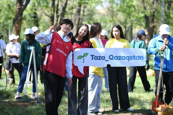 В Алматинской области прошла акция Таза Қазақстан - Sputnik Казахстан