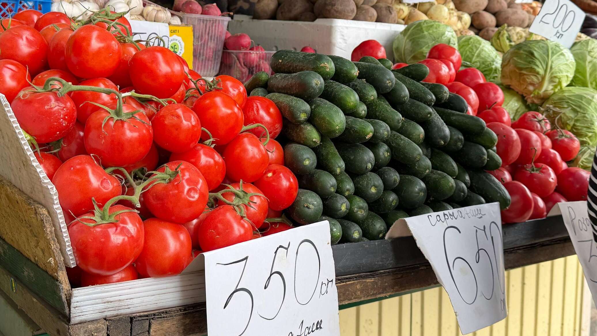 До 86% накручивали цены на овощи в регионах Казахстана - Минторг