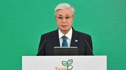 Касым-Жомарт Токаев выступил перед участниками экоакции "Таза Казахстан" в Астане